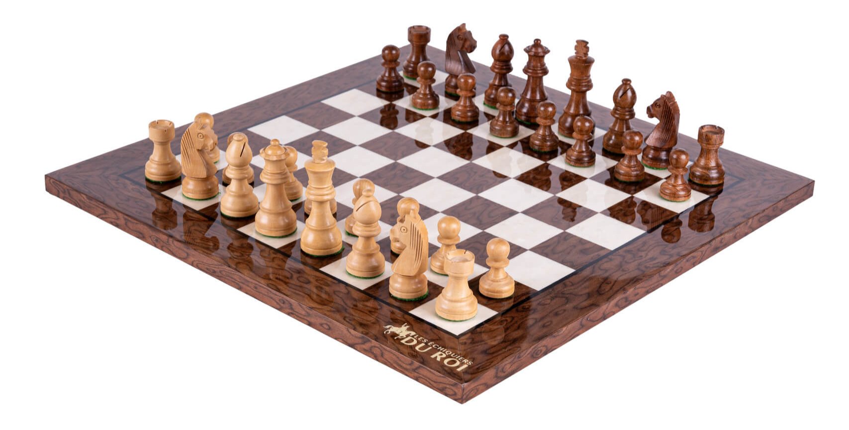 Jeu d'Échecs Suprême <br>en Bois de Frêne et Buis