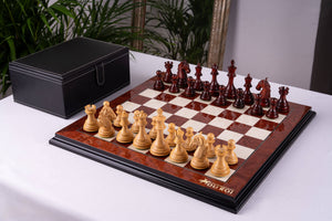 Jeu d'Échecs Le Trône <br>en Loupe de Frêne