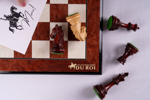 Jeu d'Échecs Le Trône <br>en Loupe de Frêne