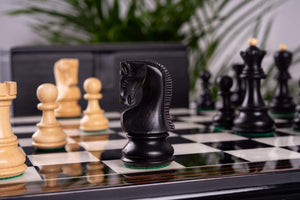 Jeu d'Échecs Trésor <br>en Bois d'Ébène et Buis