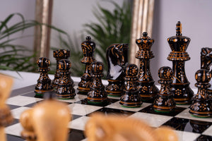 Jeu d'Échecs l'Éternel <br>en Bois d'Ébène