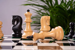 Jeu d'Échecs Virtuose <br>en Bois d'Ébène et Buis