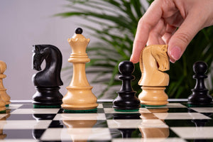 Jeu d'Échecs Virtuose <br>en Bois d'Ébène et Buis