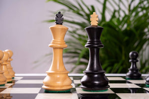 Jeu d'Échecs Virtuose <br>en Bois d'Ébène et Buis