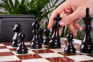 Jeu d'Échecs Vestige <br>en Loupe de Frêne