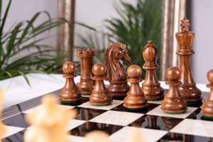 Jeu d'Échecs Couronne <br>en Bois d'Ébène