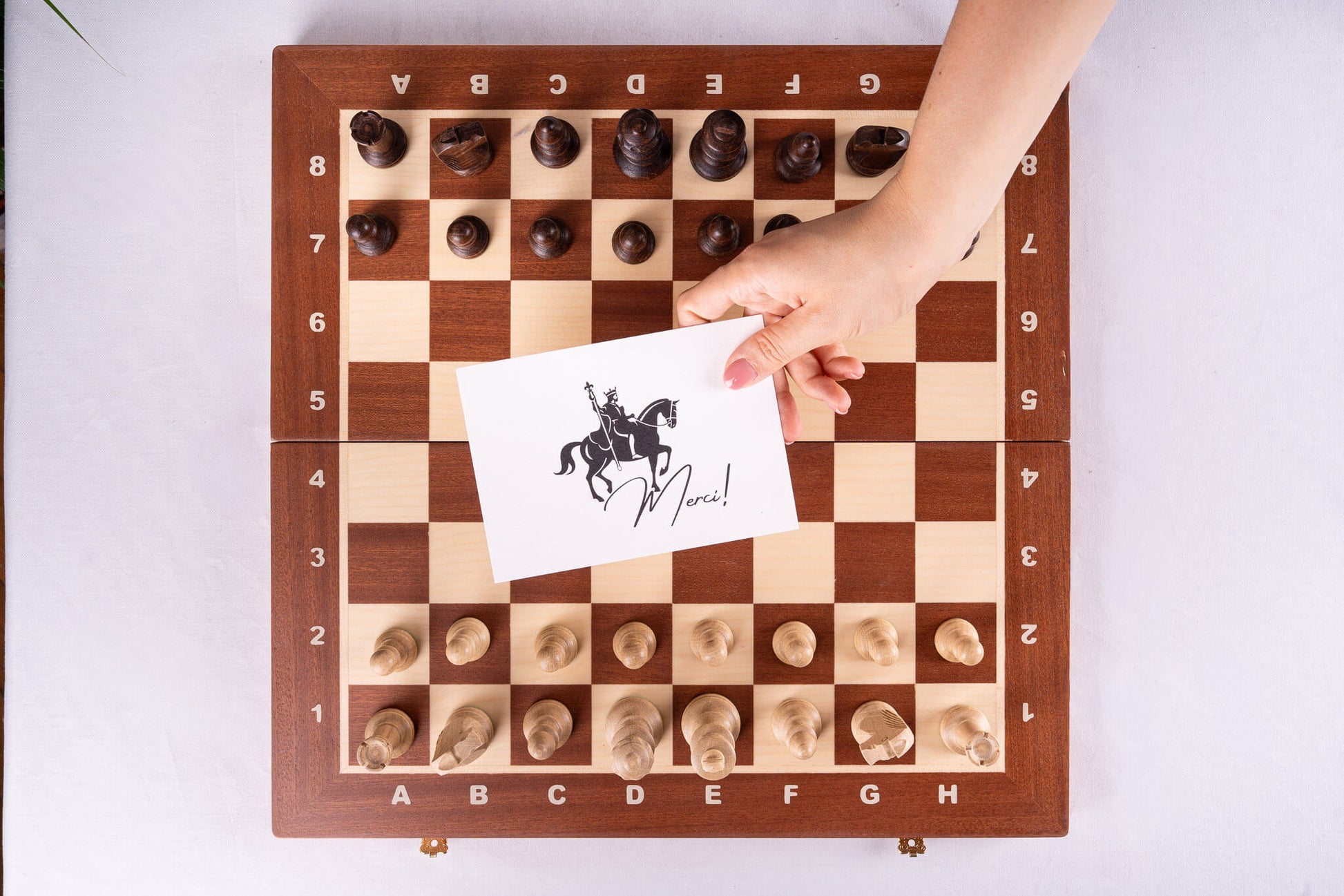 Échiquier de Tournoi <br>en Bois