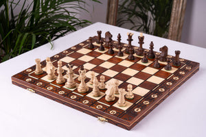 Échiquier en Sycomore <br>et son Jeu d'Échecs
