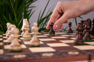 Échiquier en Sycomore <br>et son Jeu d'Échecs