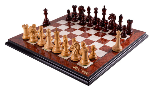 Jeu d'Échecs Quintessence <br>en Loupe de Frêne