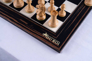 Jeu d'Échecs Chevalerie <br>en Bois d'Ébène