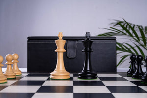 Jeu d'Échecs Chevalerie <br>en Bois d'Ébène
