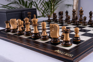 Jeu d'Échecs Apogée <br>en Bois d'Ébène et Buis