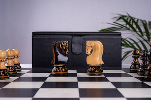 Jeu d'Échecs Apogée <br>en Bois d'Ébène et Buis