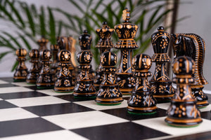 Jeu d'Échecs Apogée <br>en Bois d'Ébène et Buis