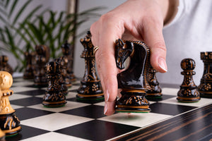 Jeu d'Échecs Apogée <br>en Bois d'Ébène et Buis