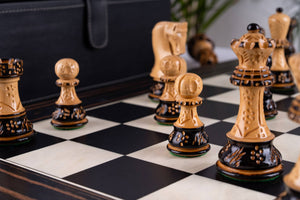 Jeu d'Échecs Apogée <br>en Bois d'Ébène et Buis