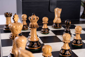 Jeu d'Échecs Apogée <br>en Bois d'Ébène et Buis