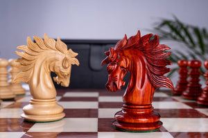 Jeu d’échecs Renaissance <br>en bois rose et frêne (Haute Brillance)