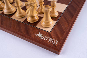 Jeu d'Échecs Lumière <br>en Bois d'Acajou