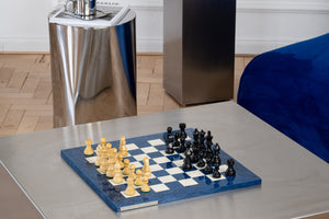 Jeu d'Échecs Saphir <br>en Loupe de Frêne et Buis