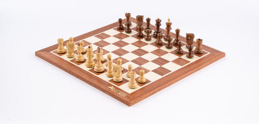 Jeu d'Échecs Solstice <br>en Bois d'Acajou