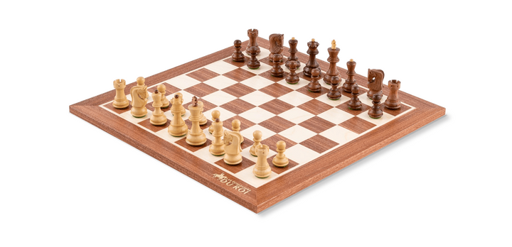 Jeu d'Échecs Solstice  en Bois d'Acajou