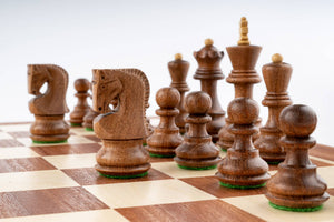 Jeu d'Échecs Solstice <br>en Bois d'Acajou
