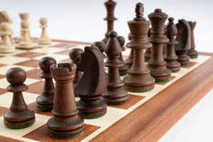 Jeu d'Échecs Altesse en Bois d'Acajou — détail 7