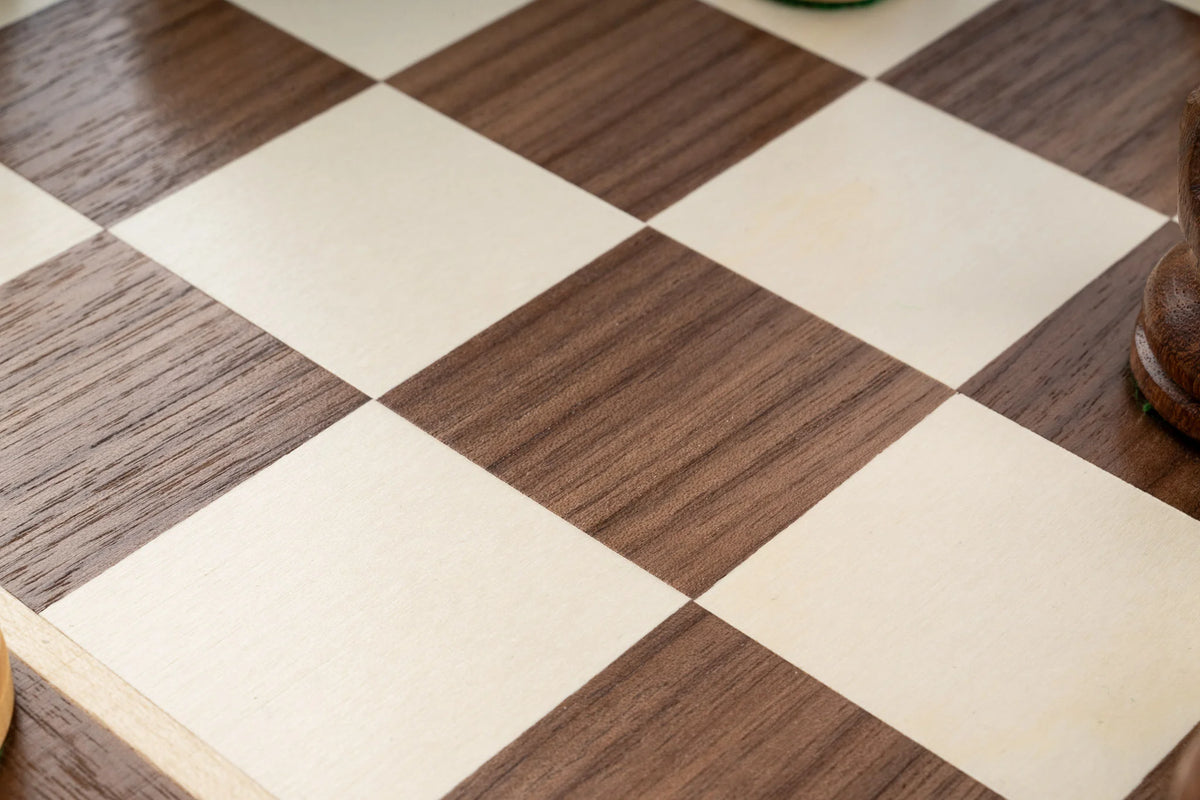 Jeu d'Échecs Style Américain en Érable et Noyer — détail 8