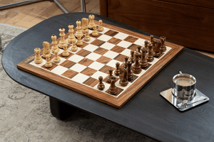 Jeu d’échecs Aristocratie — mise en scène dans un intérieur