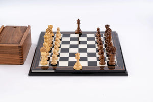 Jeu d’Échecs Couronne en Bois d’Ébène — photo 2