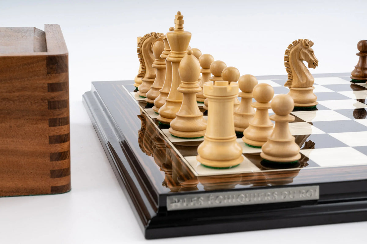 Jeu d’Échecs Couronne en Bois d’Ébène — photo 10