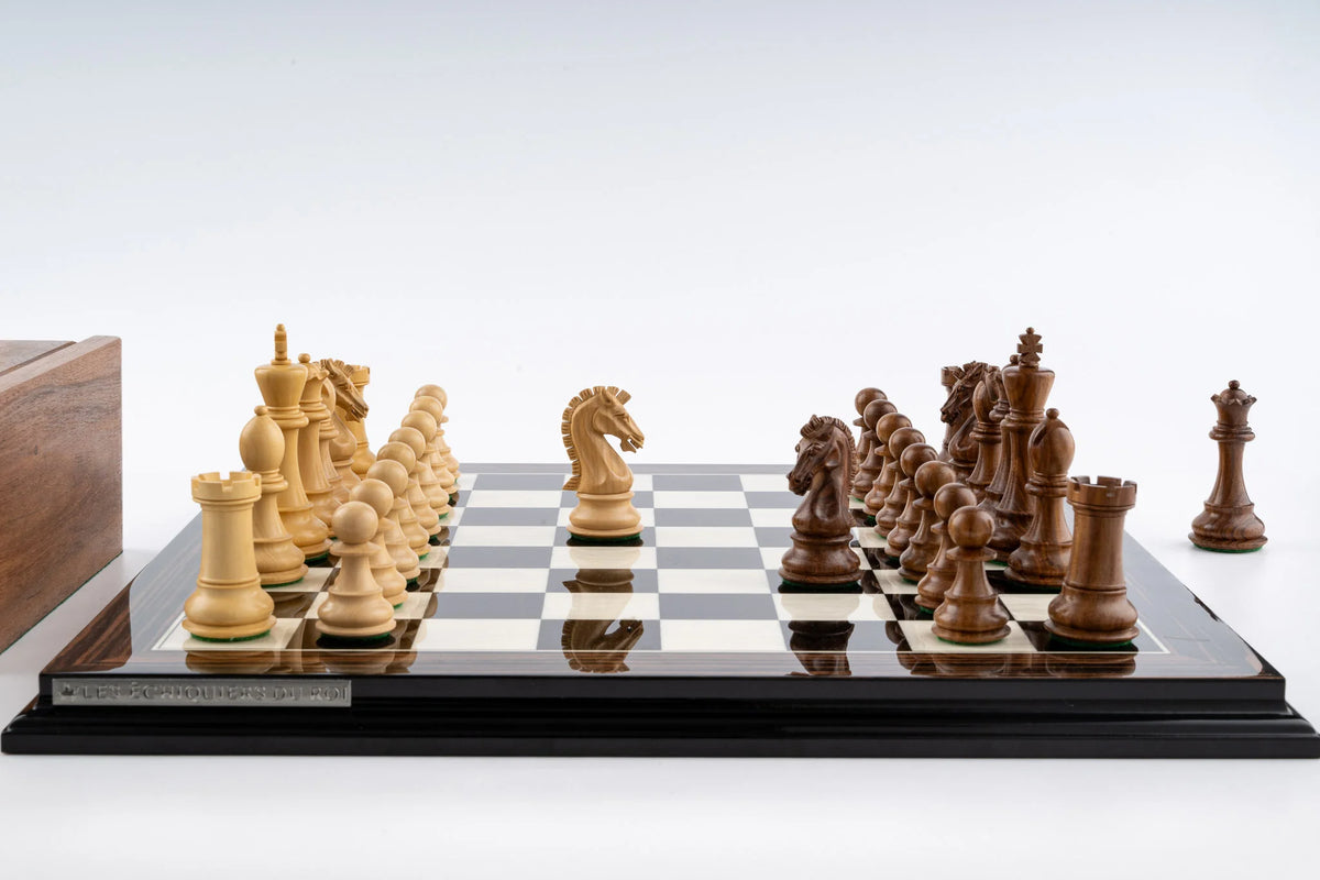 Jeu d’Échecs Couronne en Bois d’Ébène — photo 11