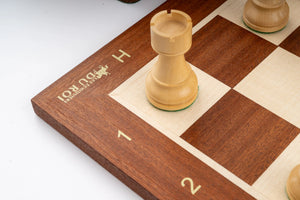 Jeu d'Échecs Délicatesse en Bois d'Acajou — détail 6