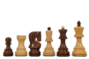 Pièces d'Échecs Royales <br>en Bois de Sesham