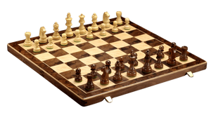 Jeu d'Échecs Classique <br>en Ronce de Noyer