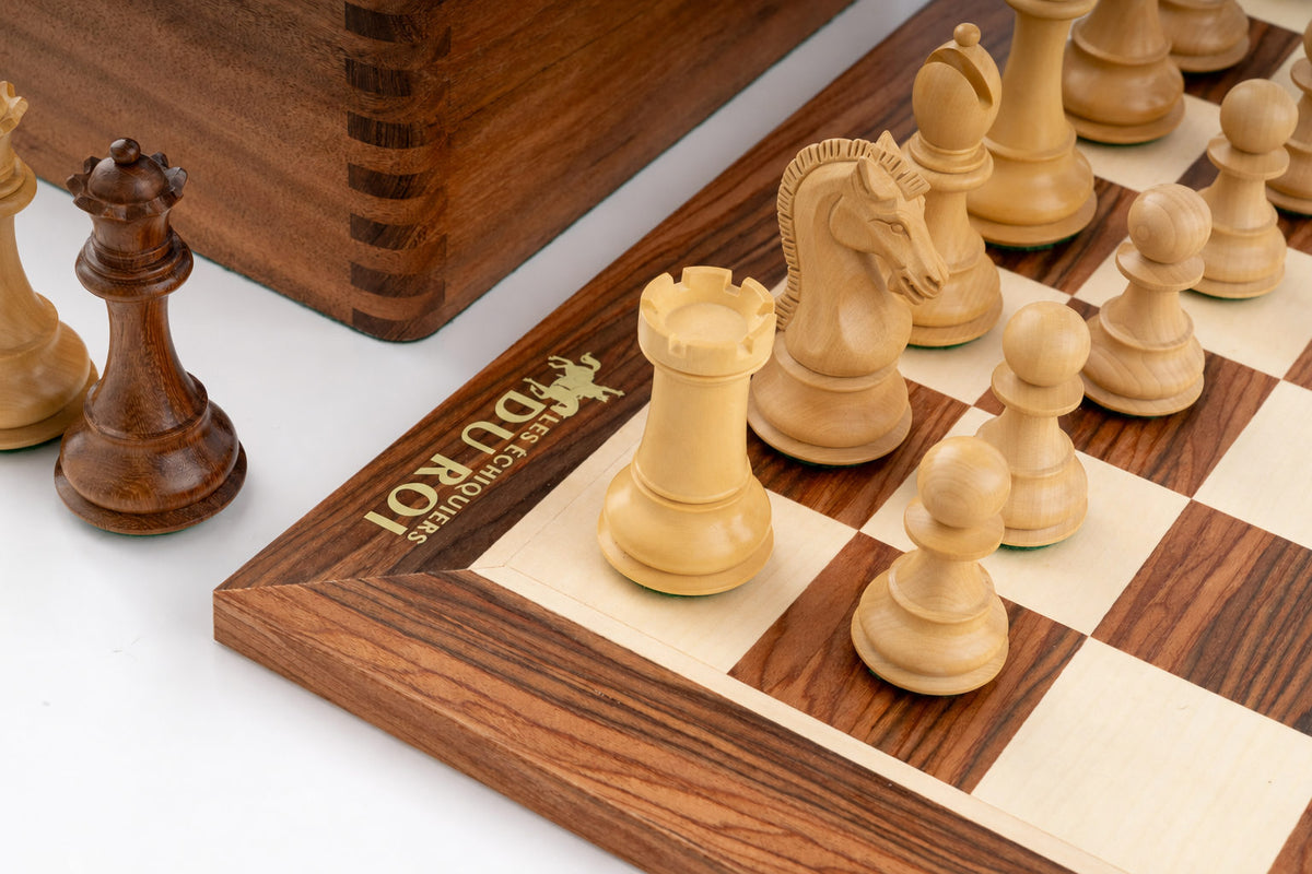 Jeu d'Échecs Monument <br>en Bois de Palissandre