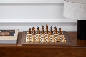 Jeu d’échecs Éminence — mise en scène dans un intérieur