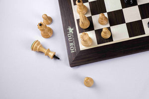 Plateau d'échecs en marqueterie