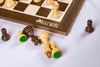 Jeu d'Échecs Distinction <br>en Bois d'Érable et de Noyer