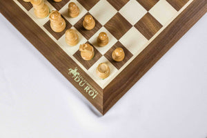Plateau d'échecs marron