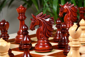 Pièces d'Échecs Féroce<br>en Bois de Rose
