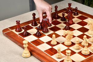 Pièces d'Échecs Féroce<br>en Bois de Rose