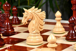 Pièces d'Échecs Féroce<br>en Bois de Rose
