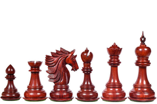 Pièces d'Échecs Féroce <br>en Bois de Rose