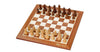 Jeu d'Échecs Clair Ambré <br>en Bois d'Acajou