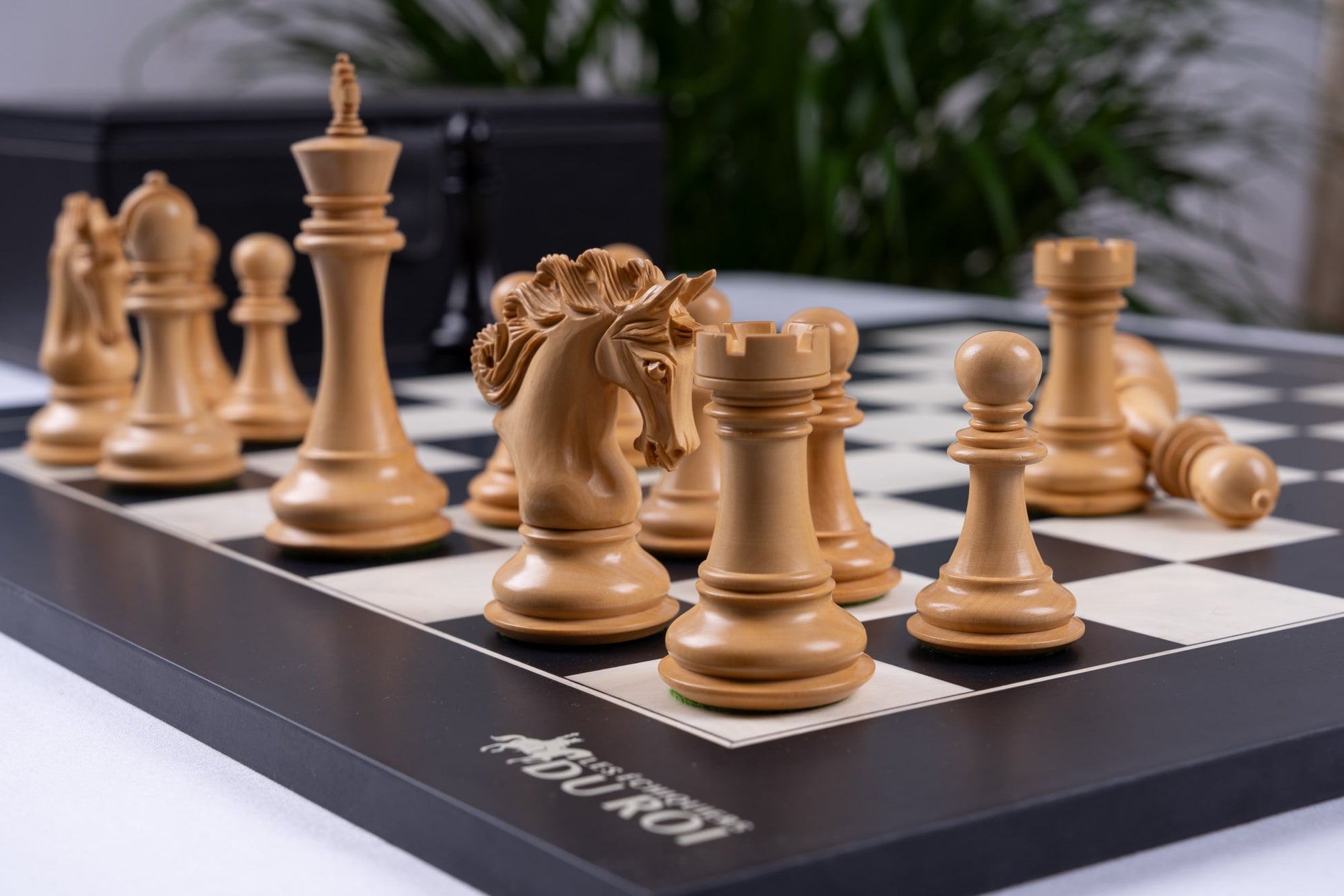 Jeu d'Échecs Épique en Bois <br>d'Ébène et d'Érable