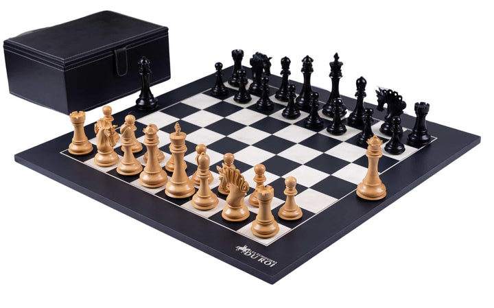 Jeu d'Échecs Épique en Bois  d'Ébène et d'Érable