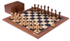 Jeu d'Échecs Moderne Minimaliste <br>en Bois